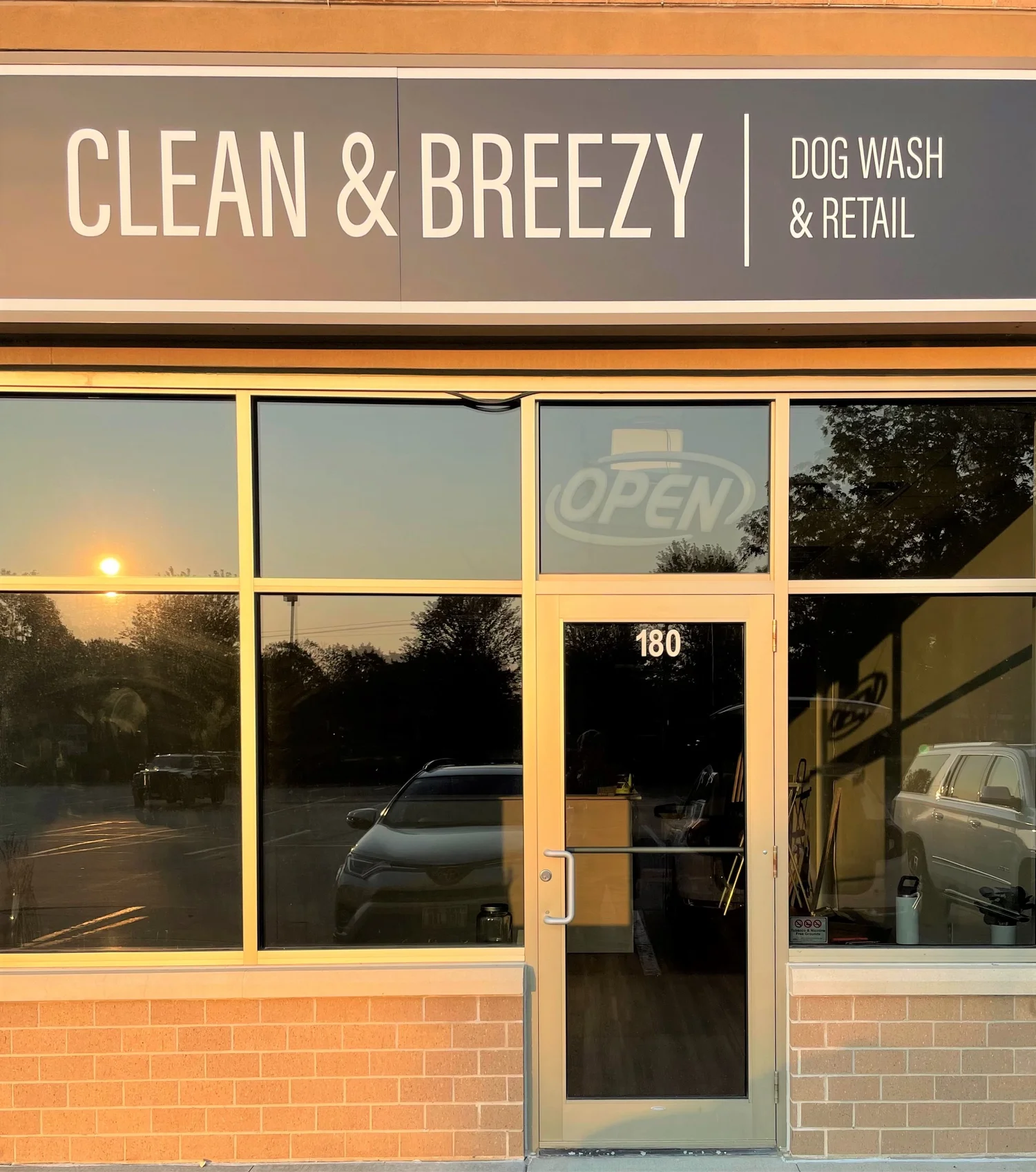 Clean & Breezy storefront, suite 180 at 5525 Merle Hay Road in Johnston